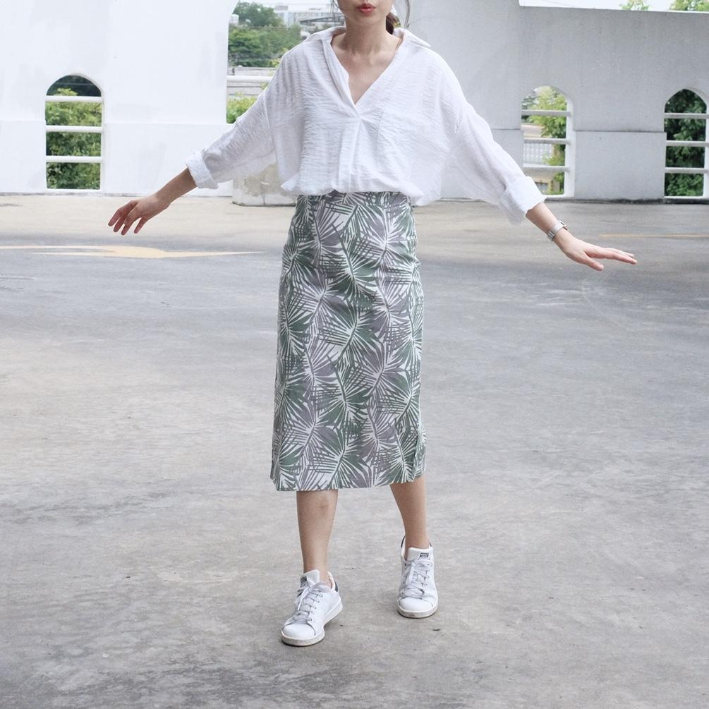 Fadthings - กระโปรง รุ่น palm tree skirt