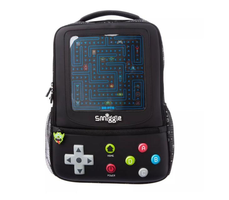 Smiggle Game Over Backpack กระเป๋าเป้ ทรงเกมส์กด เท่ห์มาก Size 16 นิ้ว
