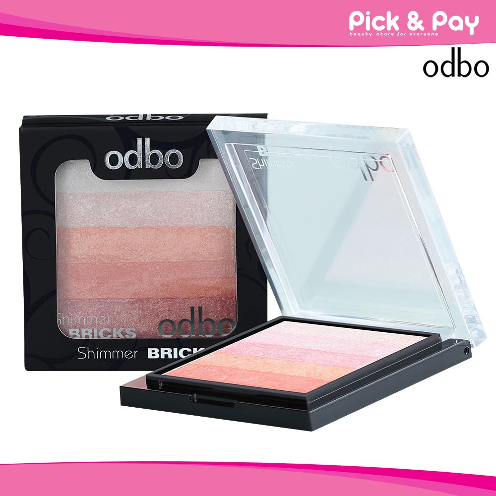 odbo โอดีบีโอ ชิมเมอร์ บริค อายแชโดว์ Shimmer Brick eyeshadow OD222 (PNP)