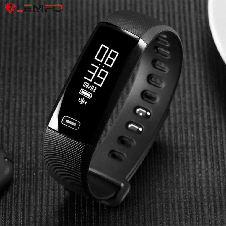 LEMFO R5PRO สมาร์ทบลูทูธอัตราการเต้นของหัวใจการตรวจสอบการนอนหลับขั้นตอนเคาน์เตอร์นาฬิกา