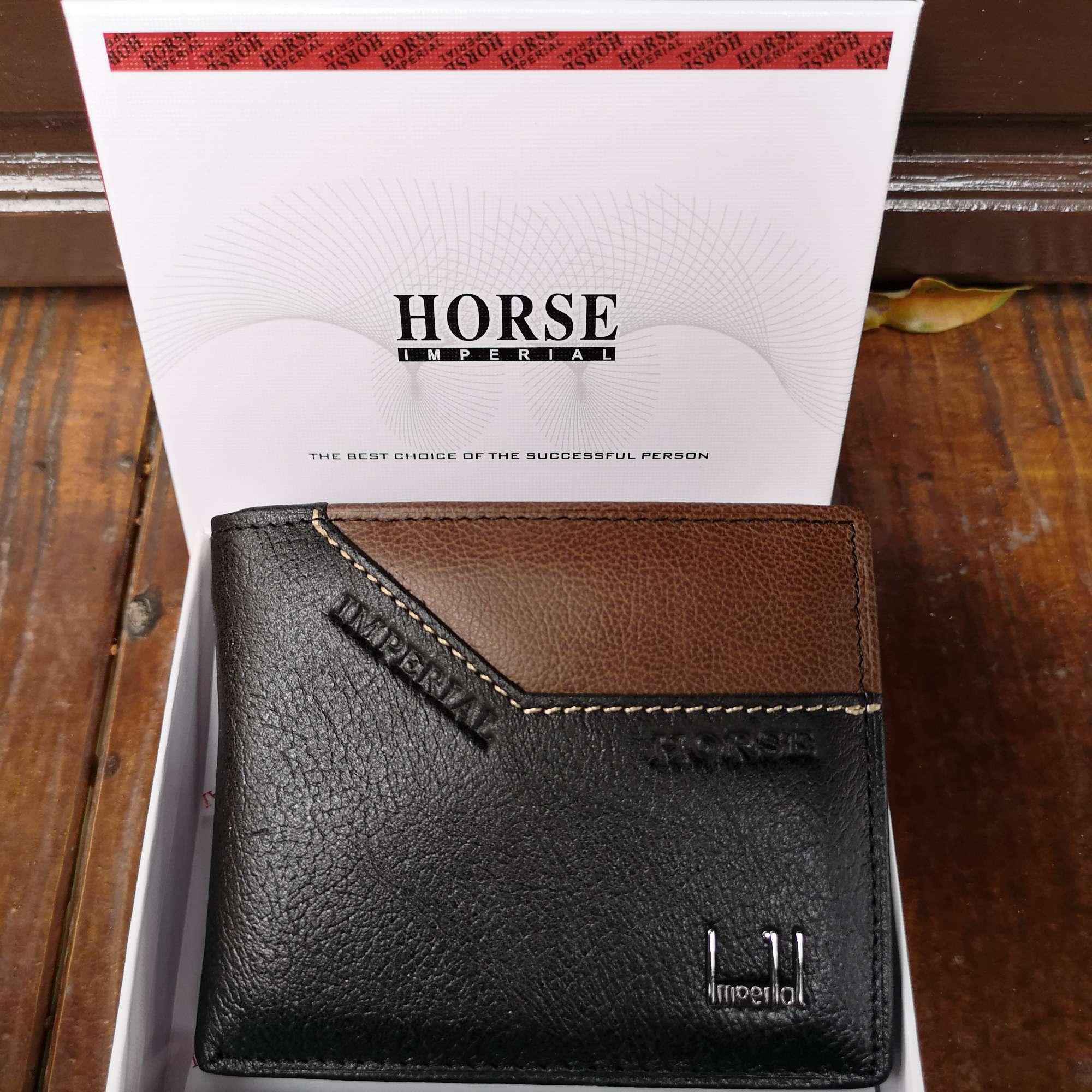 horse แบรนด์แท้ 100% พร้อมกล่องแบรนด์ หนังนิ่มมาก งานดีคุ้มราคา