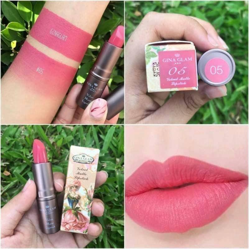 Gina Glam Valvet Matte Lipstick G37 ลิปจีน่าแกลม ลิปสติกเนื้อแมท โทนสีนู้ด มีให้เลือก12โทนสี (งานแท้100%) Gina Glam Valvet Matte Lipstick G37 ลิปจีน่าแกลม ลิปสติกเนื้อแมท โทนสีนู้ด มีให้เลือก12โทนสี (งานแท้100%)