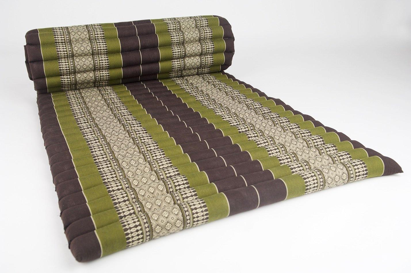 THAI PAN ที่นอนลูกระนาดผ้าขิด OTOP ตกแต่งบ้าน ขนาดใหญ่ (3.5 ฟุต)105 x 200 ซม.TOPPER เสริมเตียง Thai Roll Up Mattress kapok 100% Filled Camping Mat Yoga Mat Day Bed THAI PAN ที่นอนลูกระนาดผ้าขิด OTOP ตกแต่งบ้าน ขนาดใหญ่ (3.5 ฟุต)105 x 200 ซม.TOPPER เสริมเตียง Thai Roll Up Mattress kapok 100% Filled Camping Mat Yoga Mat Day Bed