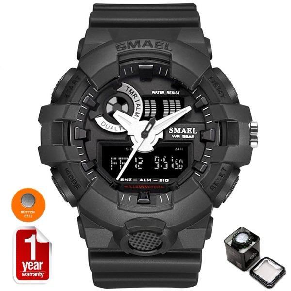SMAEL นาฬิกาข้อมือผู้ชาย Sport Digital LED 2 ระบบ รุ่น SM1642 SMAEL นาฬิกาข้อมือผู้ชาย Sport Digital LED 2 ระบบ รุ่น SM1642