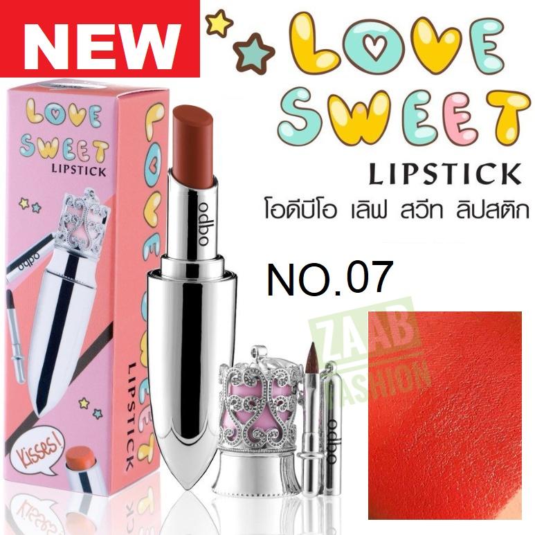 Odbo LOVE SWEET LIPSTICK ของแท้ 100% (Zaab Fashion) ลิปสติกเนื้อชาตินจากคอลเลคชั่นล่าสุด โอดีบีโอ เลิฟ สวีท ผสมสารสกัดจากโกโก บัตเตอร์ เเละเชีย บัดเตอร์ ช่วยฟื้นฟูและบำรุงผิวปาก มีวิตามินอี และน้ำมันสกัดจากธรรมชาติ ให้สีสวย เนียน นุ่ม ชุ่มชื่น Odbo LOVE SWEET LIPSTICK ของแท้ 100% (Zaab Fashion) ลิปสติกเนื้อชาตินจากคอลเลคชั่นล่าสุด โอดีบีโอ เลิฟ สวีท ผสมสารสกัดจากโกโก บัตเตอร์ เเละเชีย บัดเตอร์ ช่วยฟื้นฟูและบำรุงผิวปาก มีวิตามินอี และน้ำมันสกัดจากธรรมชาติ ให้สีสวย เนียน นุ่ม ชุ่มชื่น