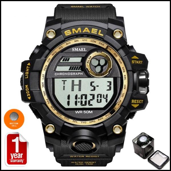 SMAEL นาฬิกาข้อมือผู้ชาย Sport Digital LED รุ่น SM1545D NEW พร้อมกล่องเหล็ก SMAEL SMAEL นาฬิกาข้อมือผู้ชาย Sport Digital LED รุ่น SM1545D NEW พร้อมกล่องเหล็ก SMAEL