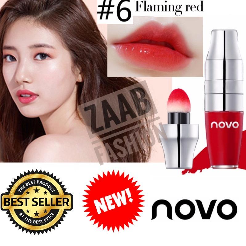 novo JUICY SHAKER Tint Lip Gloss Moisturizer Waterproof Lipstick ของแท้ 100% (Zaab Fashion) โนโว ลิปสติกสูตรน้ำ ใหม่ล่าสุดจาก novo กันน้ำ ติดทน ต้องเขย่าก่อนใช้ หัวแปรงเป็นหัวฟองน้ำที่นุ่มแบบคุชชั่น กลิ่นหอมหวานน่ารัก แพ็คเกจสวยหรู คุ้มค่าเกินราคา novo JUICY SHAKER Tint Lip Gloss Moisturizer Waterproof Lipstick ของแท้ 100% (Zaab Fashion) โนโว ลิปสติกสูตรน้ำ ใหม่ล่าสุดจาก novo กันน้ำ ติดทน ต้องเขย่าก่อนใช้ หัวแปรงเป็นหัวฟองน้ำที่นุ่มแบบคุชชั่น กลิ่นหอมหวานน่ารัก แพ็คเกจสวยหรู คุ้มค่าเกินราคา