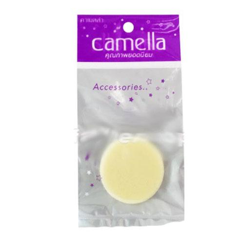 Camella พัฟเกลี่ยรองพื้นคาเมลล่า คุณภาพยอดนิยม รูปวงกลม