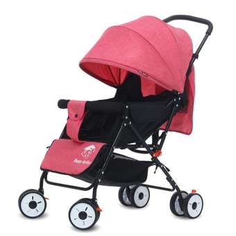 รถเข็นเด็ก Baby car stroller รถเข็นเด็กปรับระดับได้ รุ่นTC001