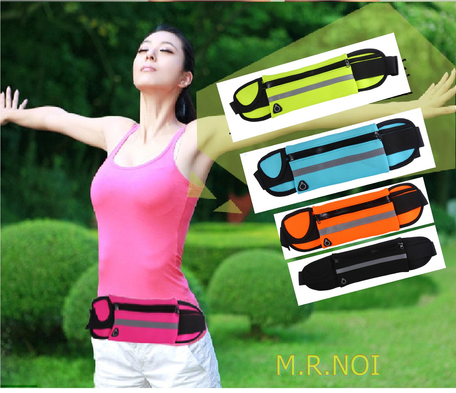 กระเป๋าคาดเอว ออกกำลังกาย มีรูสายหูฟัง กันน้ำ waterproof sport running belt กระเป๋าคาดเอว ออกกำลังกาย มีรูสายหูฟัง กันน้ำ waterproof sport running belt