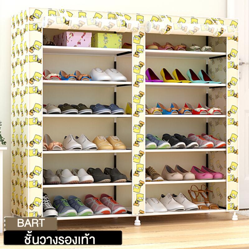 KUMALL ชั้นวางรองเท้า ตู้เก็บรองเท้า ตู้ใส่รองเท้า 6 ชั้น Shoes Rack จำนวน 42 คู่ ส่งจากกรุงเทพ KUMALL ชั้นวางรองเท้า ตู้เก็บรองเท้า ตู้ใส่รองเท้า 6 ชั้น Shoes Rack จำนวน 42 คู่ ส่งจากกรุงเทพ