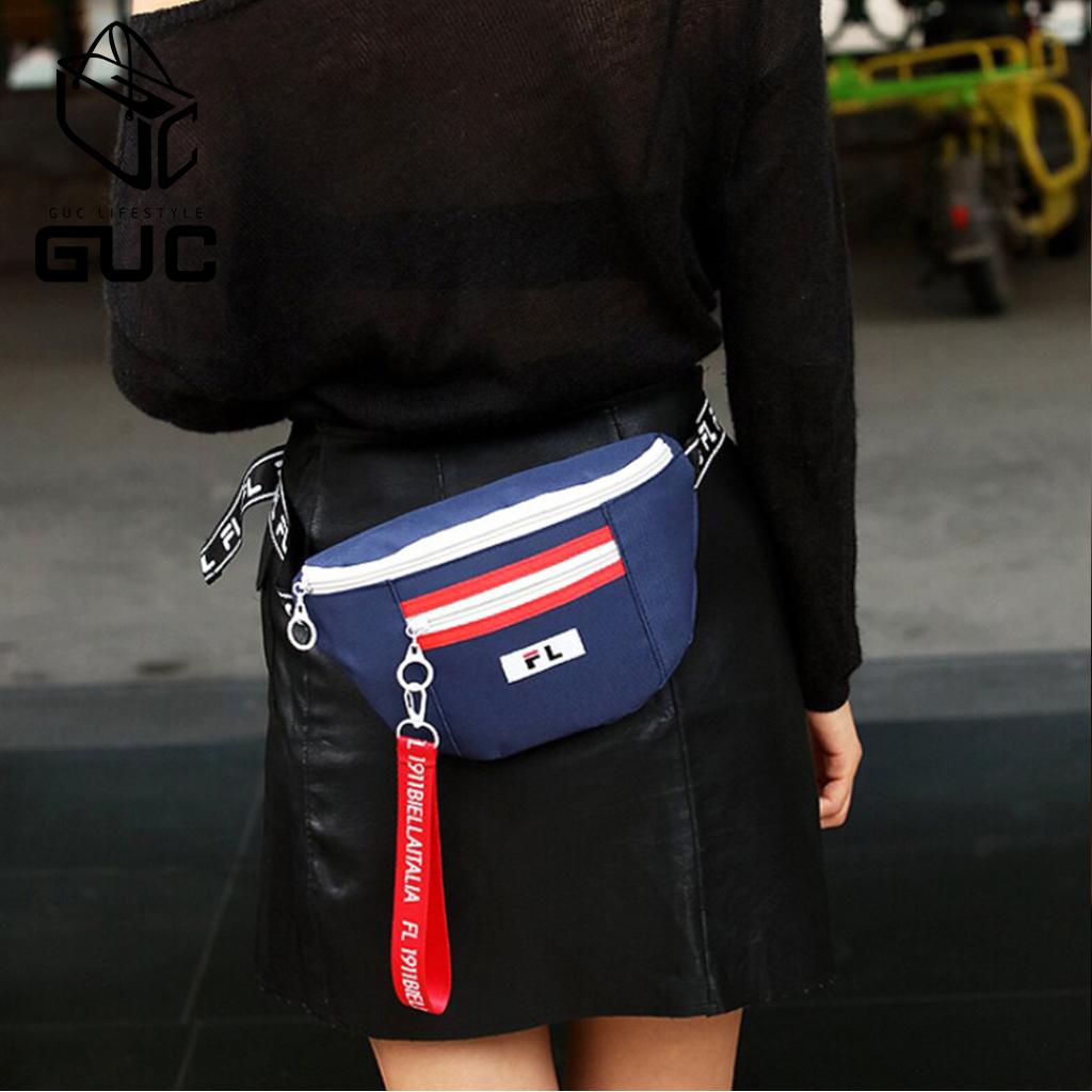 GUC SELECTEDกระเป๋าคาดอกและเอวFLสีสันน่ารัก (B717)