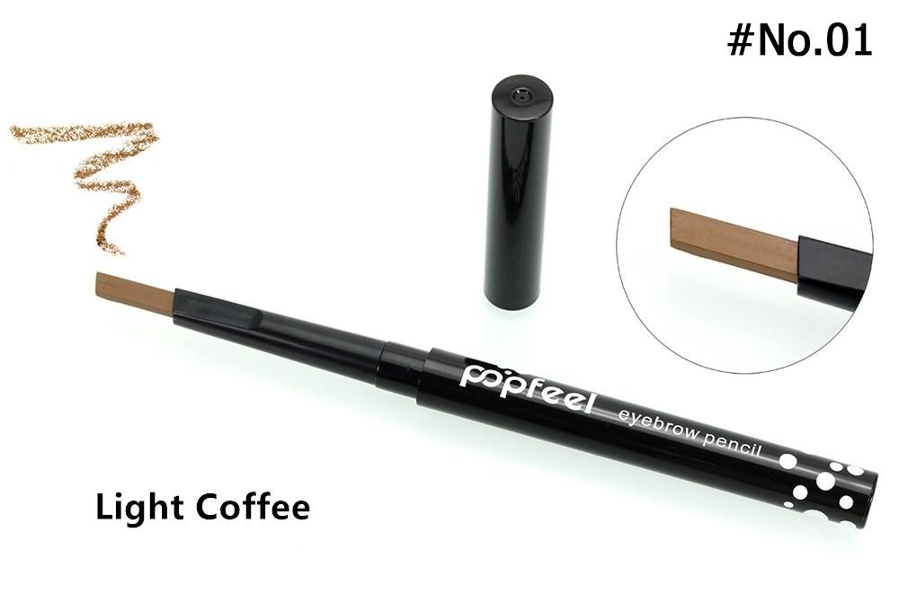 ดินสอเขียนคิ้ว Popfeel Eyebrow Pencil ครีเอทคิ้วให้ดูเป็นธรรมชาติ สีสันสวย มอบความลงตัวให้คิ้วสวยอย่างแท้จริง