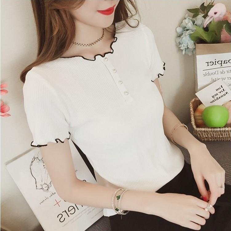 ถูกที่สุดในแอพ!เสื้อครอป เสื้อสายเดี่ยว เสื้อคล้องคอ เสื้อแฟชั่นเกาหลี เสื้อกล้ามแฟชั่น BX066#