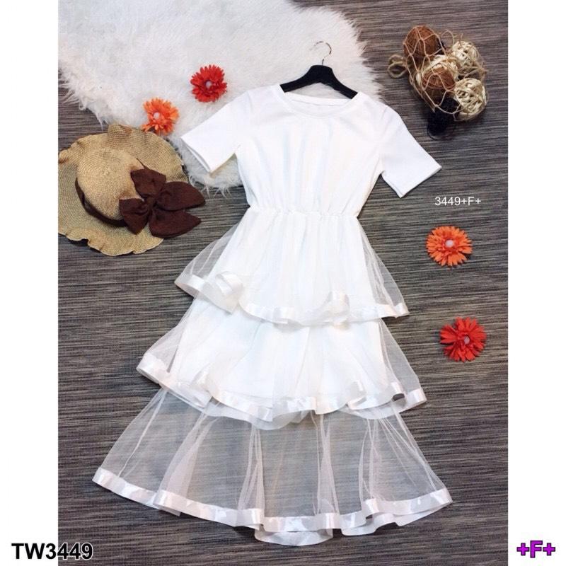 TW3449 เดรส5ส่วน ดีไซน์สุดเก๋ที่ผสมผสานกันระหว่างความ casual TW3449 เดรส5ส่วน ดีไซน์สุดเก๋ที่ผสมผสานกันระหว่างความ casual