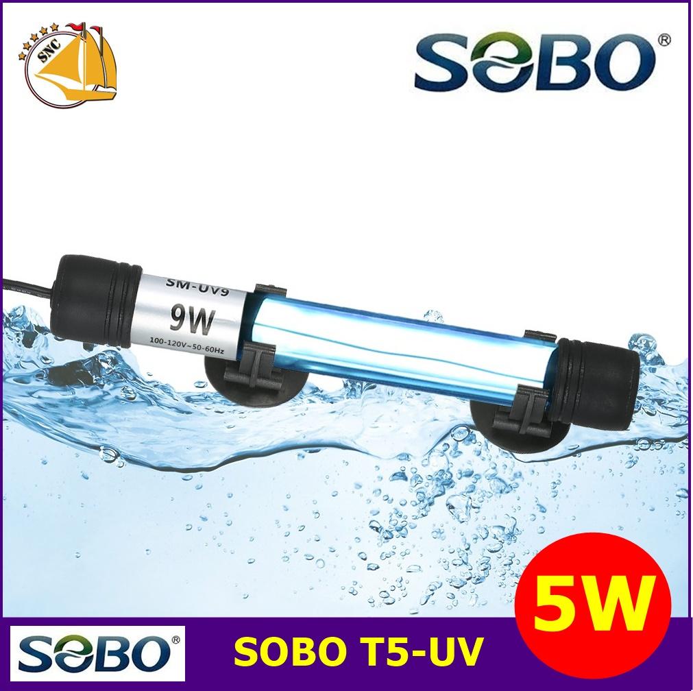 SOBO UV-5W. UV Lamp หลอดยูวีฆ่าเชื้อโรค กำจัดแบคทีเรีย ทำให้น้ำใสไม่เกิดน้ำเขียว ใช้สำหรับตู้ปลา บ่อปลา หลอดUV SOBO UV-5W. UV Lamp หลอดยูวีฆ่าเชื้อโรค กำจัดแบคทีเรีย ทำให้น้ำใสไม่เกิดน้ำเขียว ใช้สำหรับตู้ปลา บ่อปลา หลอดUV