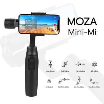 ไม้กันสั่น Moza Mini-MI Smartphone Gimbal Stabilizer - กันสั่น 3 แกน , รองรับการใช้งาน Wireless Phone Charging