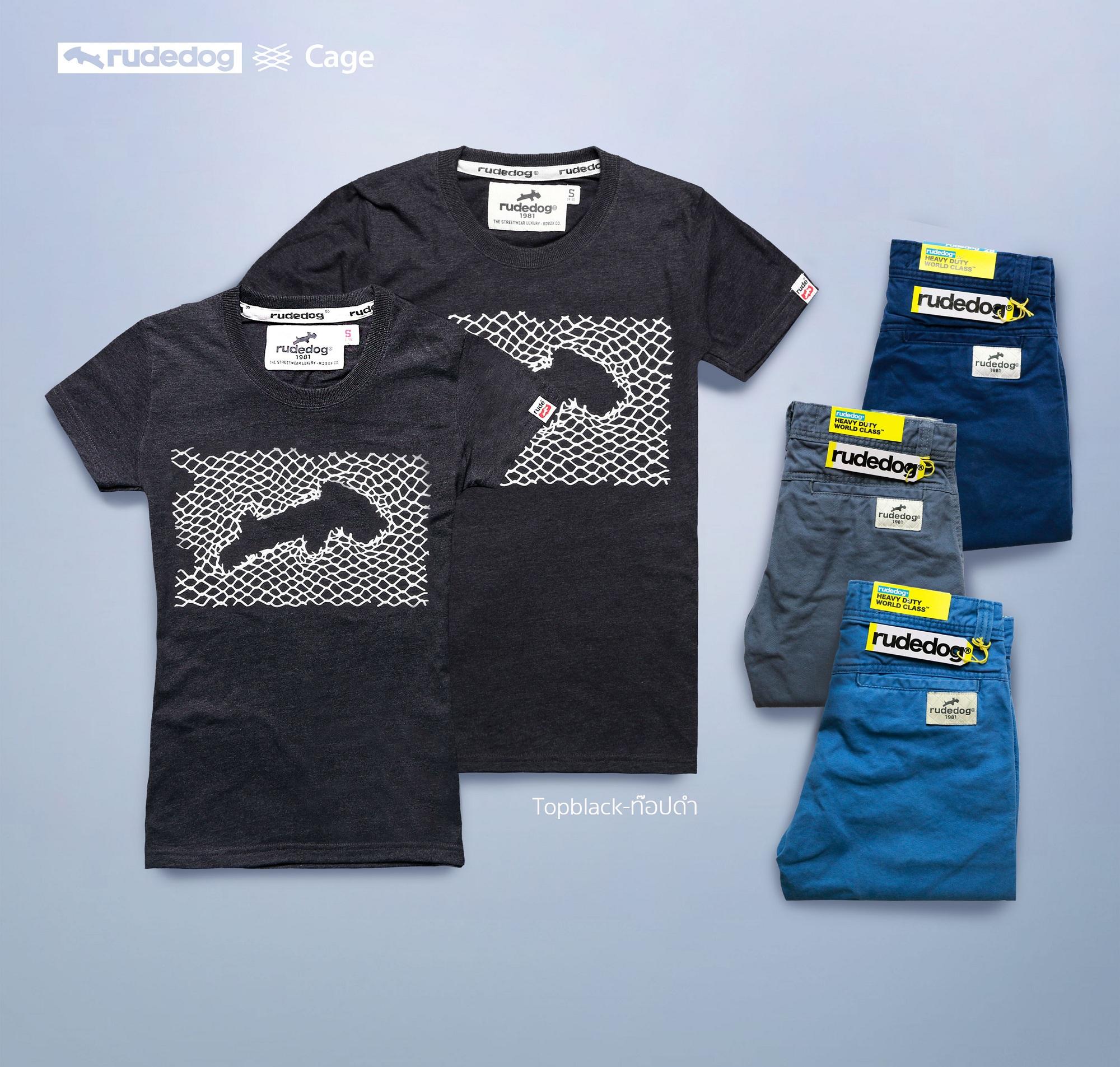 Rudedog เสื้อยืด ผู้หญิง รุ่น Cage (Women)