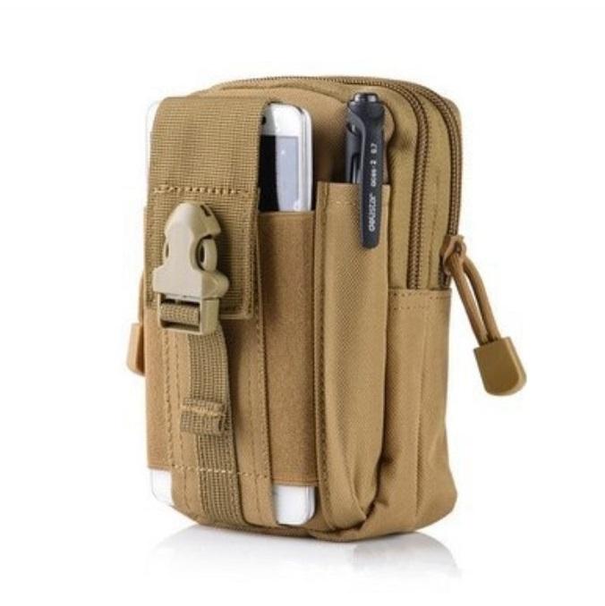 Molle กระเป๋าคาดเอว กระเป๋าใส่ของ กระเป๋ายุทธวิธี Outdoor Camping Bag Hiking Pouch Military Army Waist Pack with Belt Loop