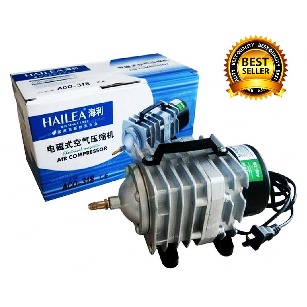 ปั๊มลมลูกสูบ HAILEA ACO-318 ปั๊มออกซิเจน แยกได้สูงสุดถึง30หัว ปั๊มลม ปั๊มลมลูกสูบ HAILEA ACO-318 ปั๊มออกซิเจน แยกได้สูงสุดถึง30หัว ปั๊มลม