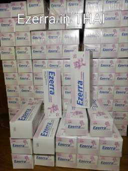 Ezerra cream 50g อีเซอร์ร่า ครีมหมี ครีมทาผิวอักเสบ สำหรับผิวแพ้ง่ายในเด็ก ผิวหน้าติดสเตียรอยด์ (lotใหม่ หมดอายุ 03/2020)