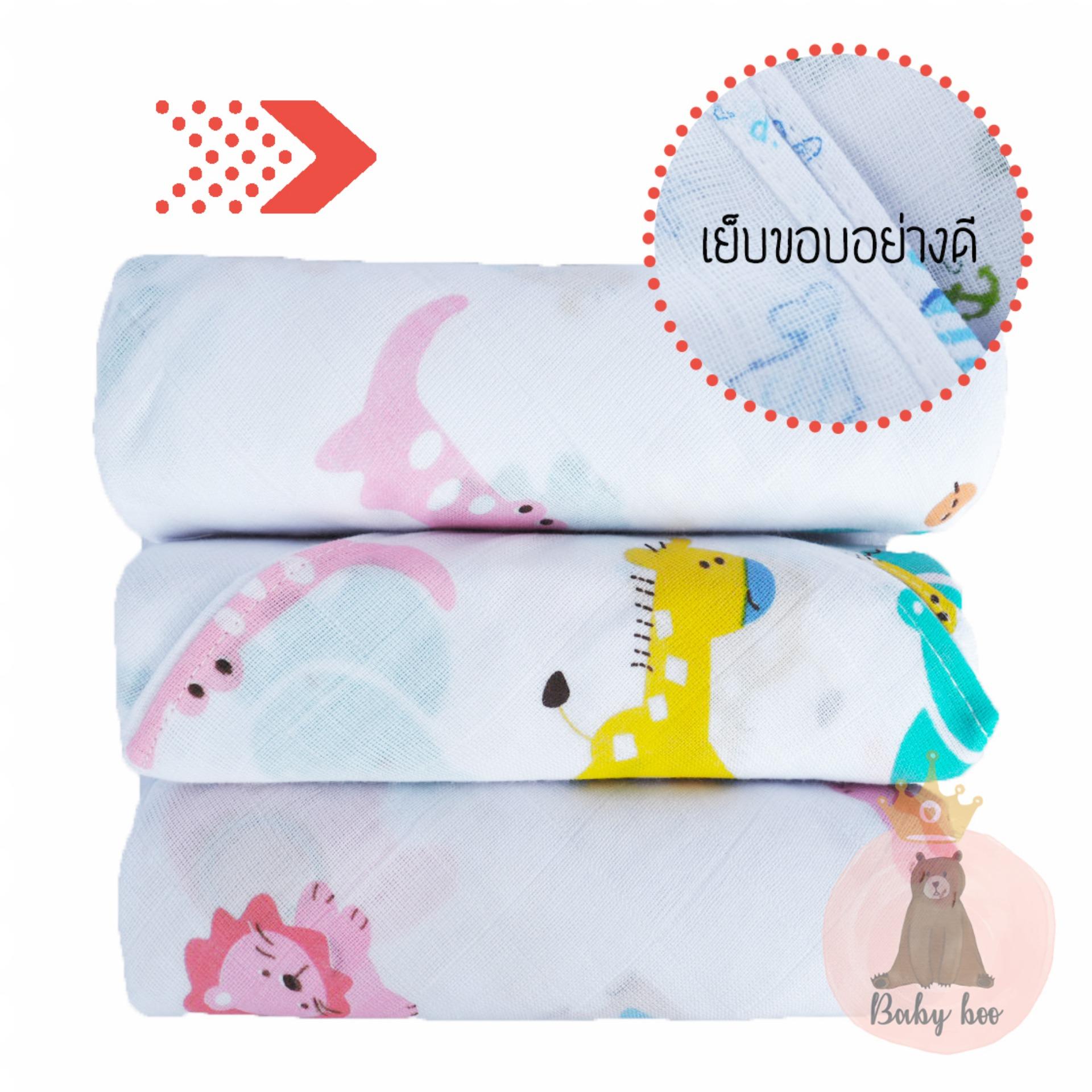ผ้าอ้อมผ้าสาลู เนื้ออองฟอง 2ชั้น 30 นิ้ว เกรดAAA+ แพ็ค 6 ผืน คละสี (ลายสวนสัตว์) ผ้าอ้อมผ้าสาลู เนื้ออองฟอง 2ชั้น 30 นิ้ว เกรดAAA+ แพ็ค 6 ผืน คละสี (ลายสวนสัตว์)