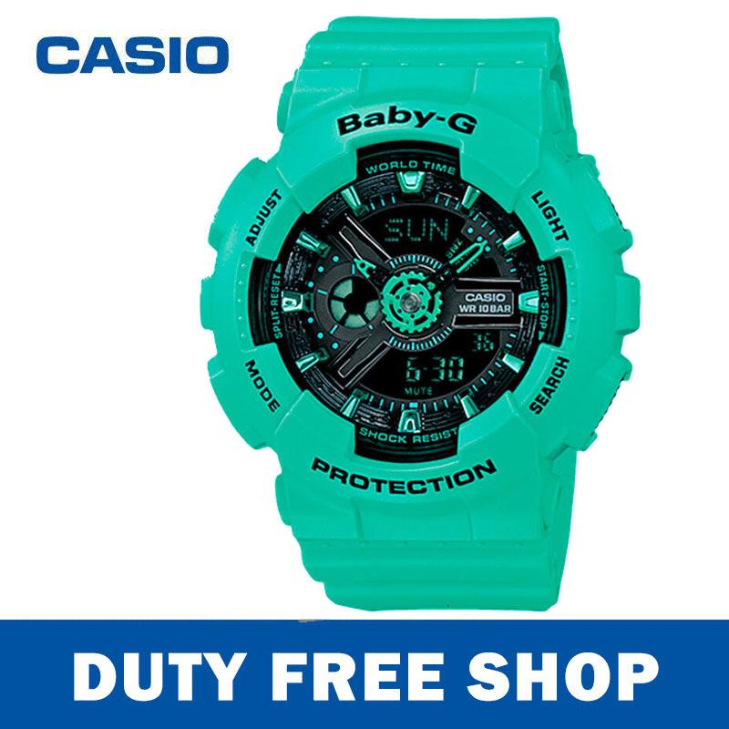 Casio BA-111-3A/BA-111-1A/BA-112-1A BABY-G นาฬิกาแฟชั่นสําหรับ ผู้หญิง / ผู้ชาย
