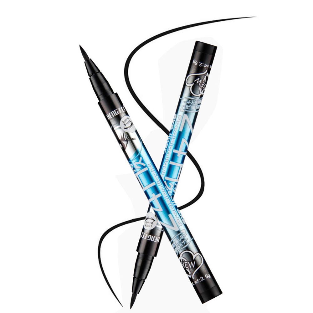 Black Eyeliner 24h Waterproof Liquid Eye Liner Eyeliner Make Up Beauty Comestics ติดทน 24 ชั่วโมง