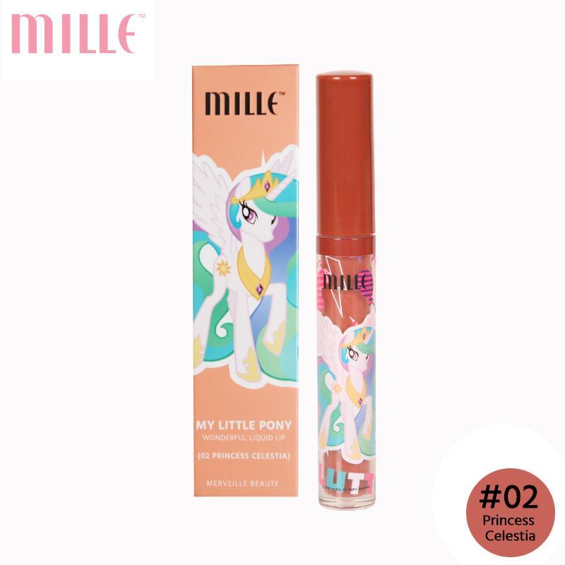 MILLE MY LITTLE PONY WONDERFUL LIQUID LIP #02 PRINCESS CELESTIA MILLE MY LITTLE PONY WONDERFUL LIQUID LIP #02 PRINCESS CELESTIA