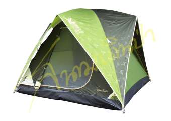 Field and Camping สนามเดินป่า เต็นท์ Aurora IV 2018 ขนาด 250x250x180 ซม.สีเขียวขี้ม้า-เขียวอ่อน