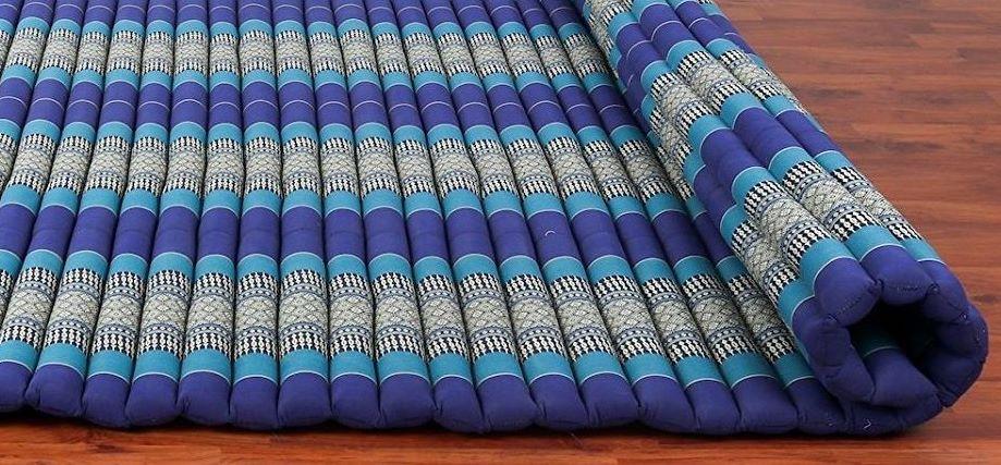 THAI PAN ที่นอนลูกระนาดผ้าขิด OTOP ตกแต่งบ้าน ขนาดใหญ่ (3.5 ฟุต)105 x 200 ซม.TOPPER เสริมเตียง Thai Roll Up Mattress kapok 100% Filled Camping Mat Yoga Mat Day Bed THAI PAN ที่นอนลูกระนาดผ้าขิด OTOP ตกแต่งบ้าน ขนาดใหญ่ (3.5 ฟุต)105 x 200 ซม.TOPPER เสริมเตียง Thai Roll Up Mattress kapok 100% Filled Camping Mat Yoga Mat Day Bed