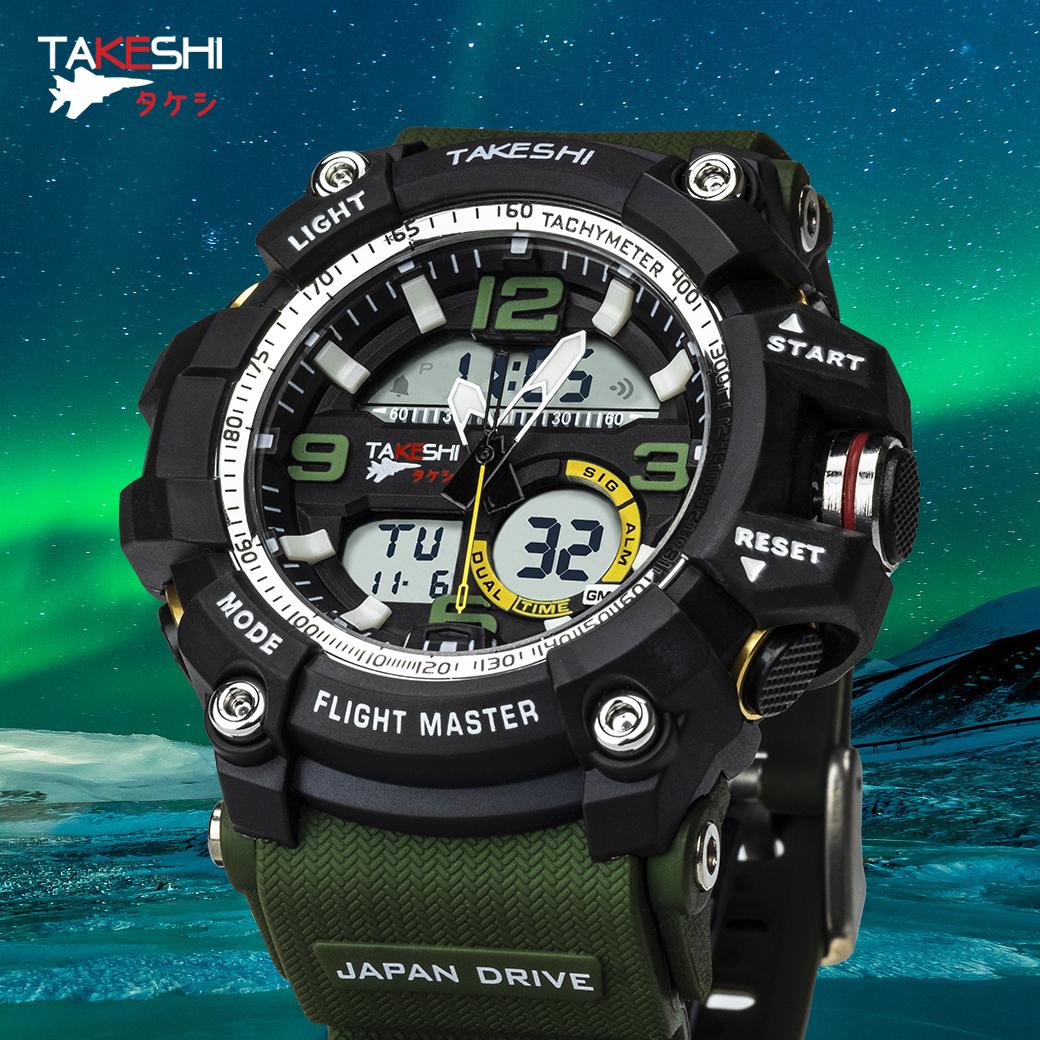 นาฬิกาข้อมือ ผู้ชาย เครื่องญี่ปุ่น แฟชั่น สปอร์ต เท่ TAKESHI TK06GR SPORT CHRONOMETER WATCH นาฬิกา dot time นาฬิกาข้อมือ ผู้ชาย เครื่องญี่ปุ่น แฟชั่น สปอร์ต เท่ TAKESHI TK06GR SPORT CHRONOMETER WATCH นาฬิกา dot time