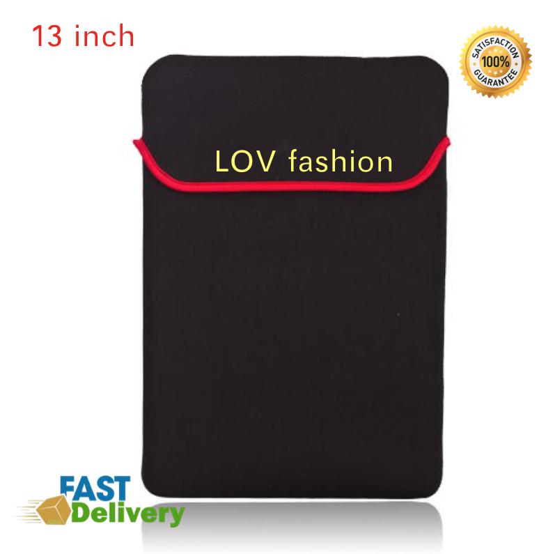 LOV fashion ซองใส่ laptop ขนาด 12 13 14 15.6 17 นิ้ว สีดำ Softcase for notebook