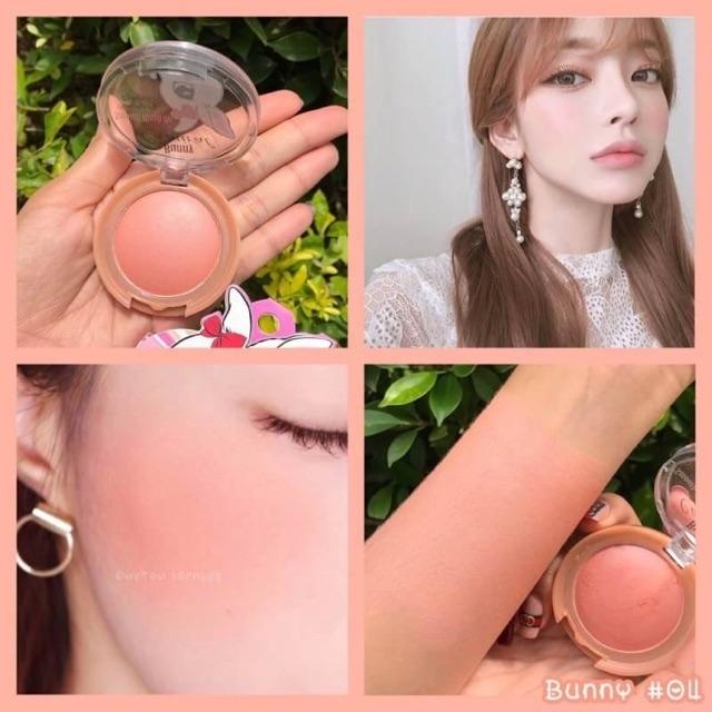 บรัชออนกระต่ายมินิ bunny carnival smooth blush #04
