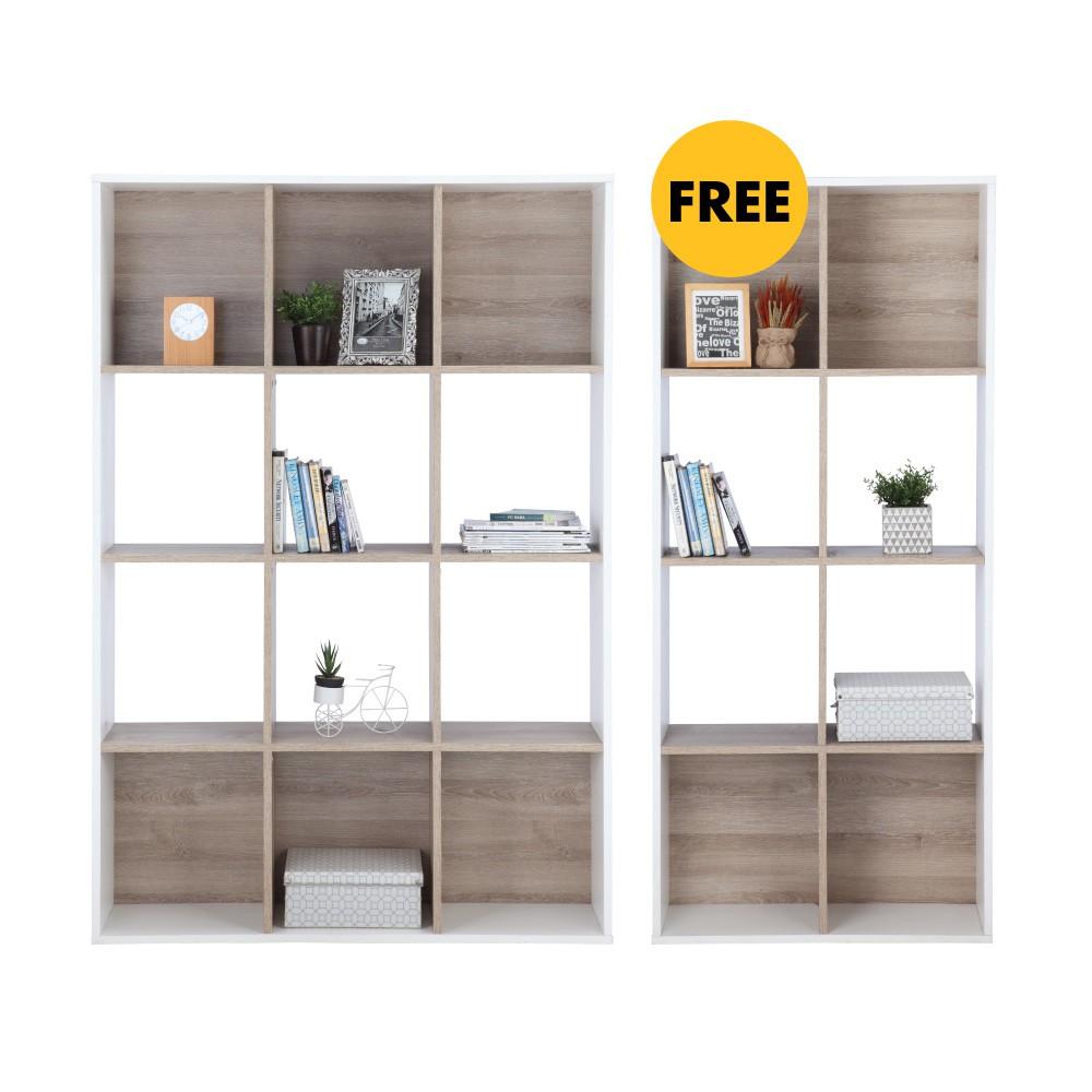 WINNER FURNITURE MULTI SHELF รุ่น P-โมโตะ 120+80 ซม. - สีขาว WINNER FURNITURE MULTI SHELF รุ่น P-โมโตะ 120+80 ซม. - สีขาว
