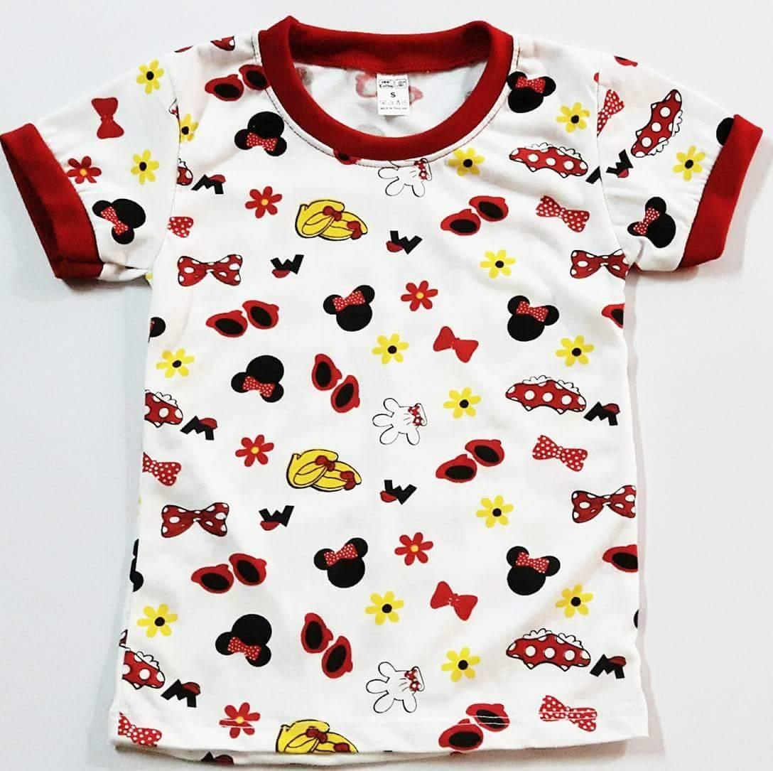 เสื้อยืดเด็ก พื้นขาวพิมพ์ลายการ์ตูน ผ้า cotton เนื้อผ้าดีใส่สบาย เสื้อยืดเด็ก พื้นขาวพิมพ์ลายการ์ตูน ผ้า cotton เนื้อผ้าดีใส่สบาย