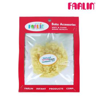 Farlin ฟองน้ำธรรมชาติ ฟองน้ำ สำหรับอาบน้ำเด็ก
