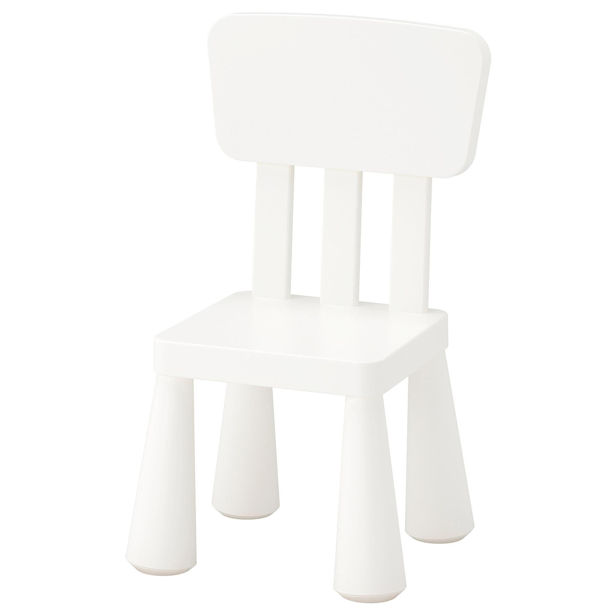 MAMMUT มัมมุต เก้าอี้เด็ก children chair ใน/นอกอาคาร ขนาด 39x67cm ขาว