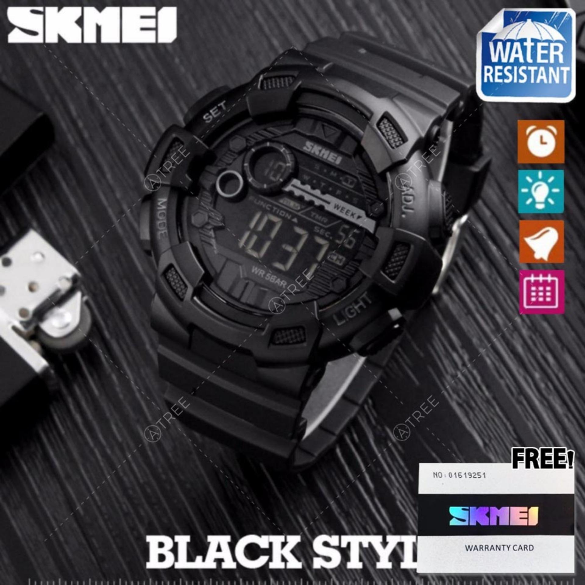 SKMEI ของแท้ 100% ส่งในไทยไวแน่นอน นาฬิกาข้อมือผู้ชาย สไตล์ Sport Digital Watch ระบบ Digital บอกวันที่ ตั้งปลุก จับเวลา ไฟ LED กันน้ำ สายเรซิ่นสีดำ รุ่น SK-M1243 สีแดง (Red) SKMEI ของแท้ 100% ส่งในไทยไวแน่นอน นาฬิกาข้อมือผู้ชาย สไตล์ Sport Digital Watch ระบบ Digital บอกวันที่ ตั้งปลุก จับเวลา ไฟ LED กันน้ำ สายเรซิ่นสีดำ รุ่น SK-M1243 สีแดง (Red)