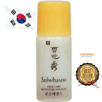 เซรั่ม-- รุ่นใหม่ Sulwhasoo First Care Activating Serum EX 4ml ประกอบด้วยสมุนไพรธรรมชาติของเกาหลี ต่อต้านปัญหาริ้วรอยแห่งวัยและผิวหมองคล้ำ ฟื้นฟูบำรุงผิวให้แลดูอ่อนเยาว์