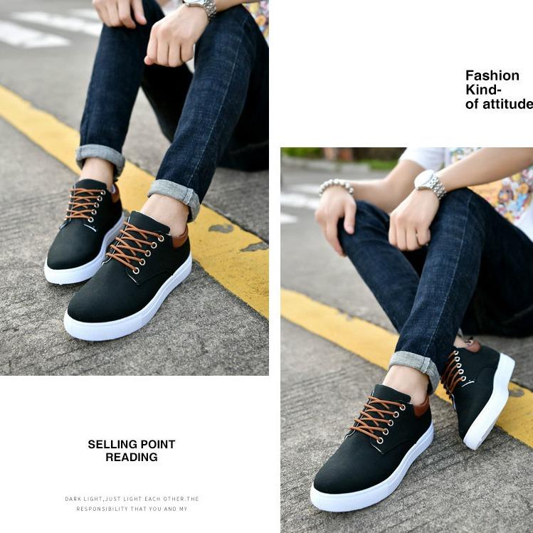 Sogo fashion Fahion Casual รองเท้าผ้าใบ รองเท้าผ้าใบผู้ชาย รองเท้าแฟชั่น R-009