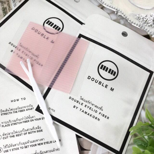 ไฟเบอร์ทำตาสองชั้นสุดฮิต Double M Eyelid Fiber (52ชิ้น/1ซอง) เนียนมาก ทนมากค่ะ มีตาสอง ชั้นง่ายๆ โดยไม่ต้องง้อศัลยกรรม
