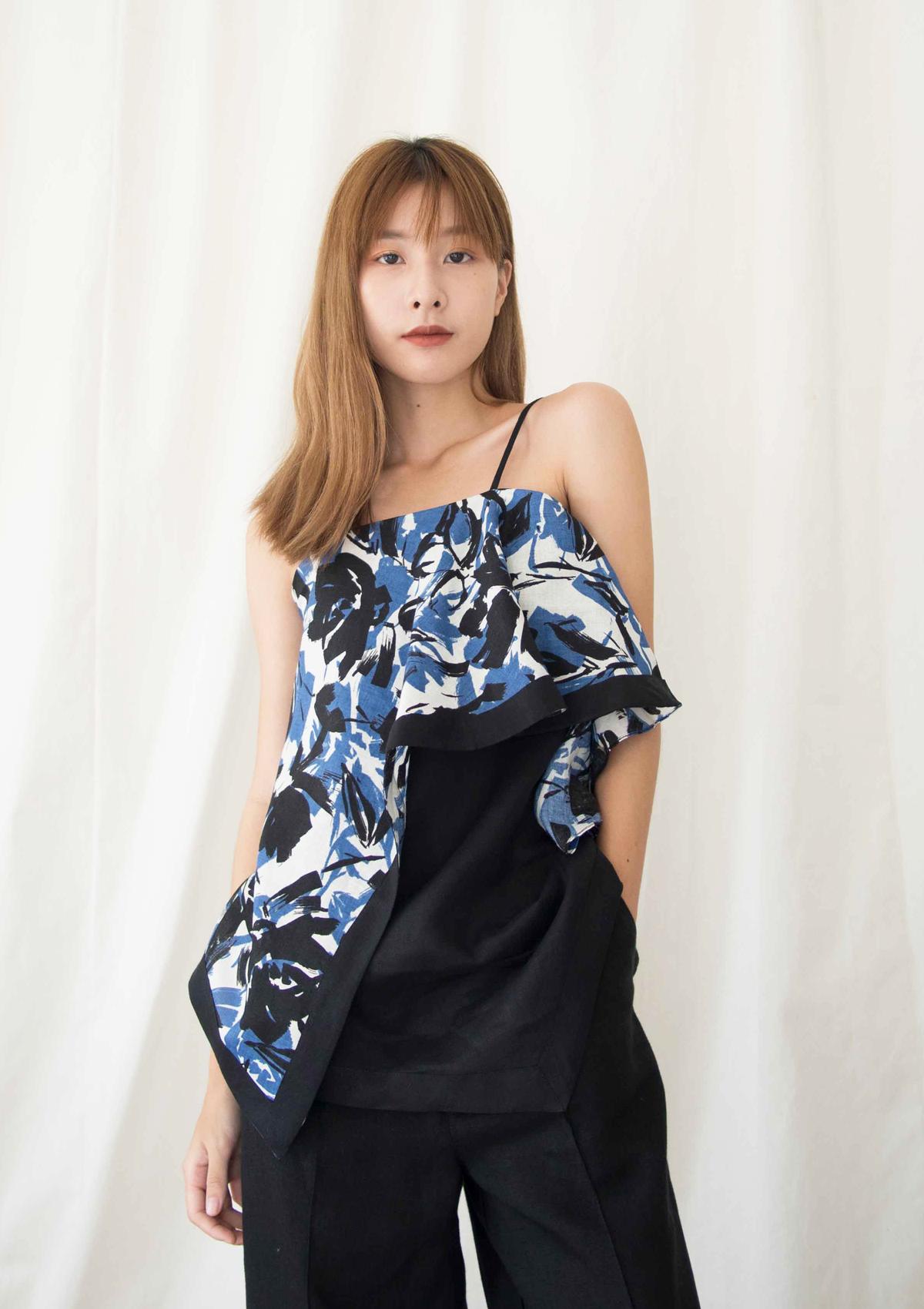 COWORKER (LN.T.05) - frill layered strappy top COWORKER (LN.T.05) - frill layered strappy top