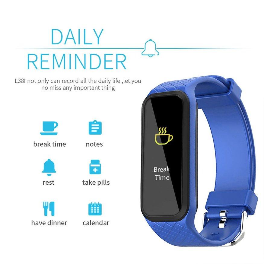 LEMFO L38I หัวใจเครื่อวัดอัตราเครื่องนับก้าวบลูทูธกันน้ำสมาร์ทสร้อยข้อมือ LEMFO L38I หัวใจเครื่อวัดอัตราเครื่องนับก้าวบลูทูธกันน้ำสมาร์ทสร้อยข้อมือ