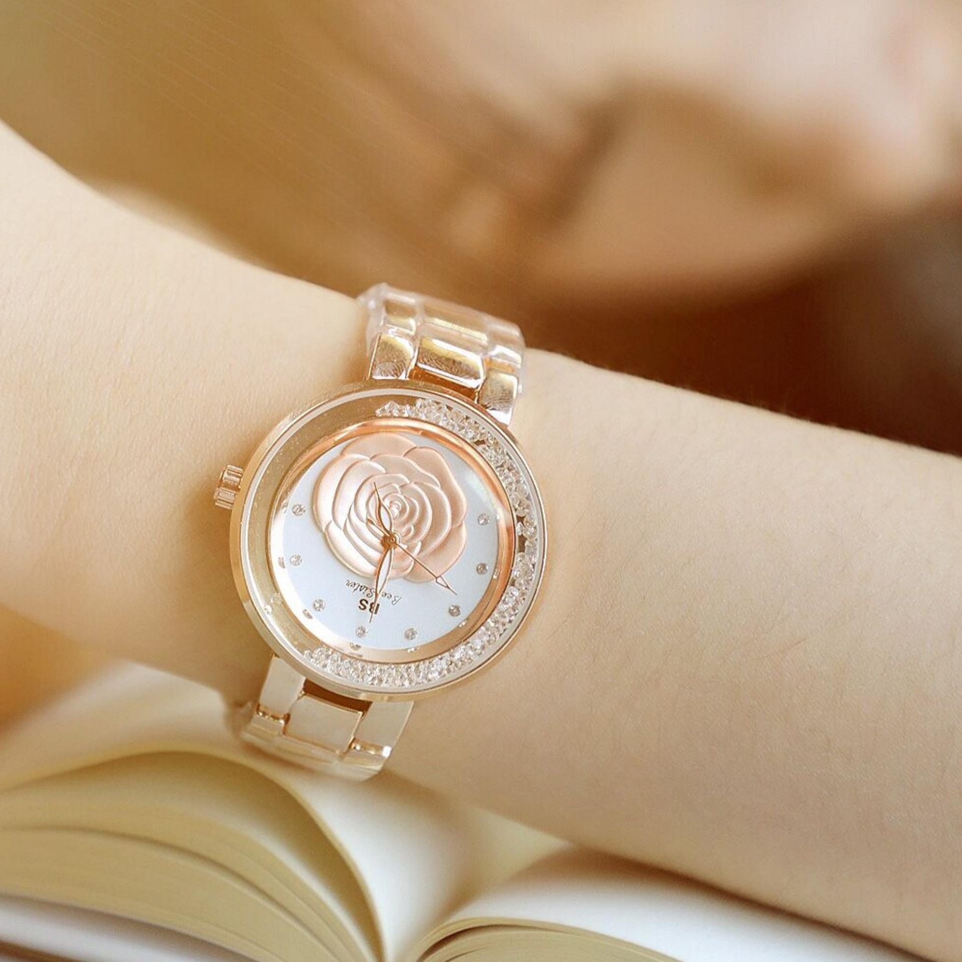 Bee Sister นาฬิกาข้อมือ สุภาพสตรี นาฬิกายอดอิต นาฬิกาทำงาน พร้อมกล่องของแท้ 100% รุ่น BS05