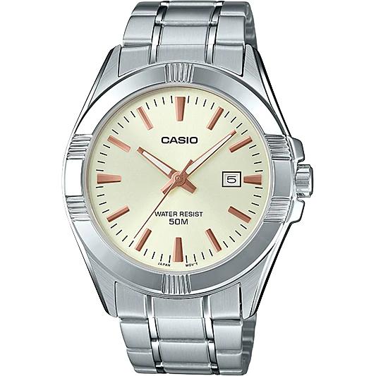 Casio นาฬิกาข้อมือผู้ชาย กันน้ำ 50M สายสแตนเลส รุ่น MTP-1308 ของแท้ประกันศูนย์