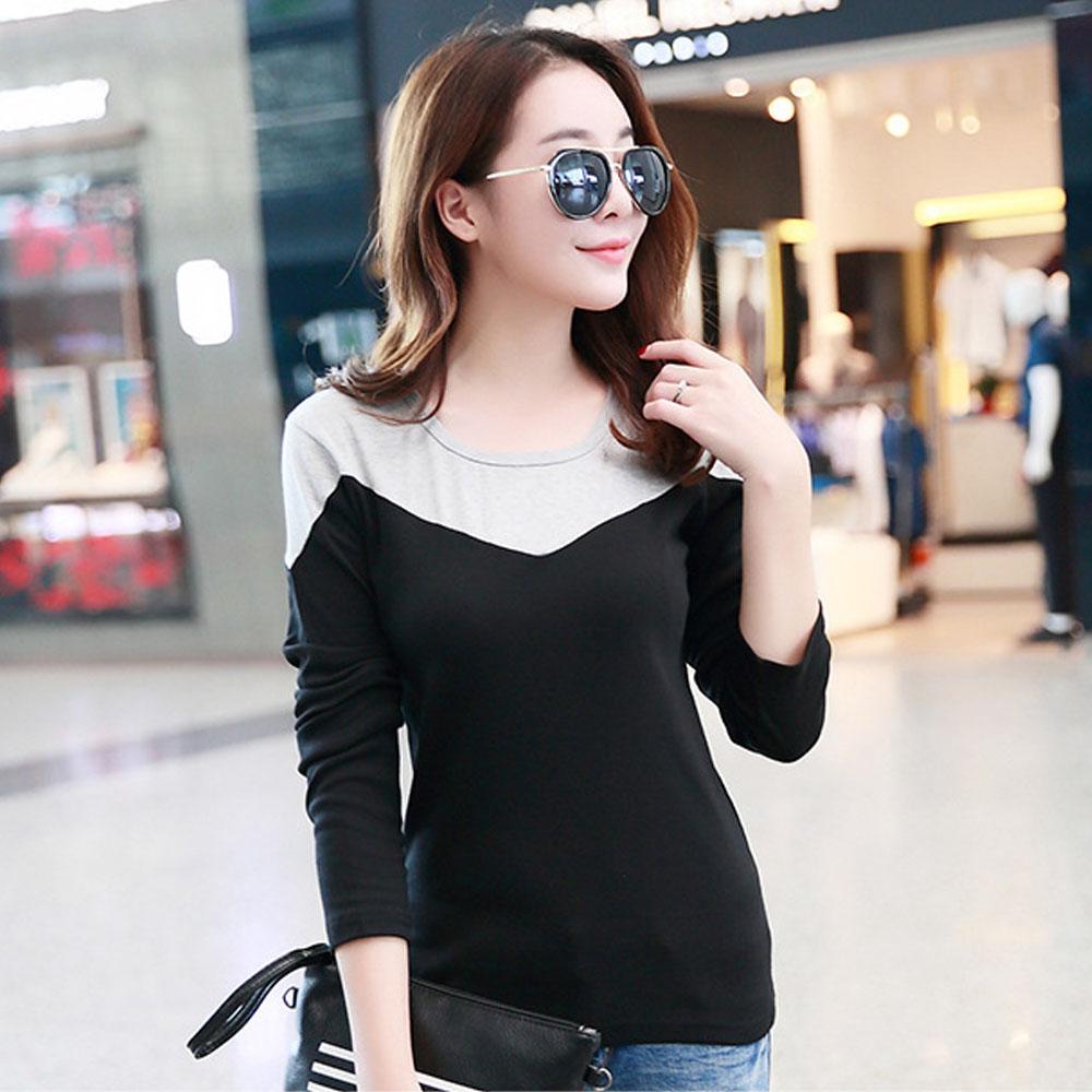 CM เสื้อยืดแฟชั่น แขนยาว สีทูโทน ผ้า Cotton100% สวยเก๋ สไตล์วัยรุ่นเกาหลี รุ่น C221 CM เสื้อยืดแฟชั่น แขนยาว สีทูโทน ผ้า Cotton100% สวยเก๋ สไตล์วัยรุ่นเกาหลี รุ่น C221