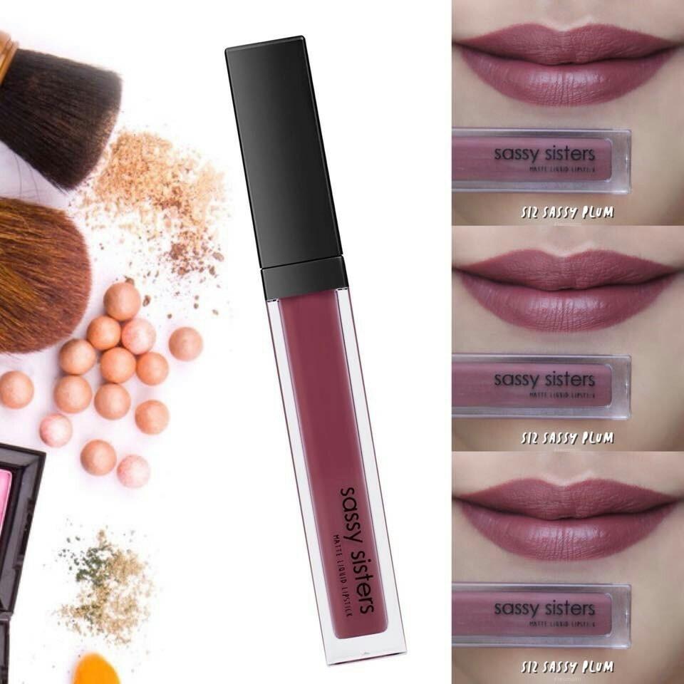 SASSY SISTERS MATTE LIQUID LIPSTICK #S09 Scarlet ลิปสติกเนื้อแมท ติดทนนาน มีสารช่วยบำรุงริมฝีปาก SASSY SISTERS MATTE LIQUID LIPSTICK #S09 Scarlet ลิปสติกเนื้อแมท ติดทนนาน มีสารช่วยบำรุงริมฝีปาก