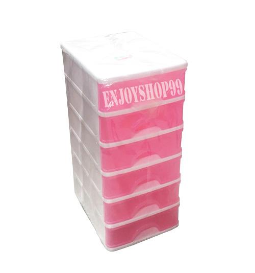 EnjoyShop99 ชั้นลิ้นชักเล็ก พลาสติก 6 ชั้น EnjoyShop99 ชั้นลิ้นชักเล็ก พลาสติก 6 ชั้น