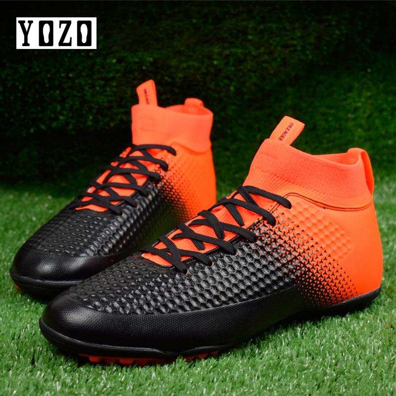 YOZO รองเท้าบุรุษรองเท้าฝึกโยคะในร่มและกลางแจ้งรองเท้าฟุตบอลขนาด 33-46 รหัสรองเท้าสบายรองเท้าฟุตบอล